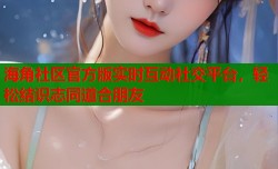 海角社区官方版实时互动社交平台，轻松结识志同道合朋友