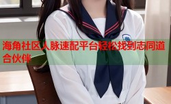 海角社区人脉速配平台轻松找到志同道合伙伴