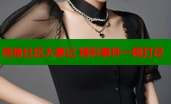 海角社区大事记 精彩事件一网打尽