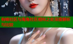 有啥社区与海角社区相似之处深度解析与比较