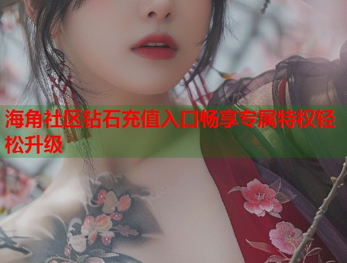 海角社区钻石充值入口畅享专属特权轻松升级  第1张