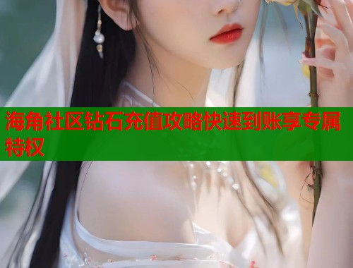 海角社区钻石充值攻略快速到账享专属特权  第1张