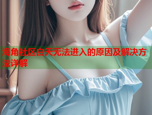 海角社区白天无法进入的原因及解决方法详解  第1张
