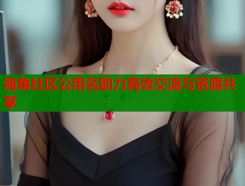 海角社区公用名助力高效交流与资源共享  第1张