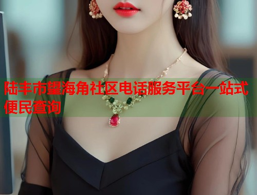 陆丰市望海角社区电话服务平台一站式便民查询  第1张